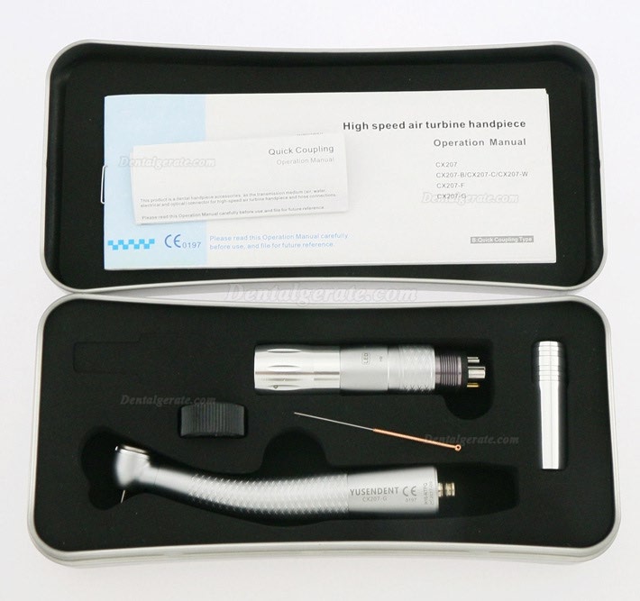 YUSENDENT CX207-GN-PQ LED Glasfaser Handst&uuml;ck + NSK Machlite/Phatelus Schnellkupplung